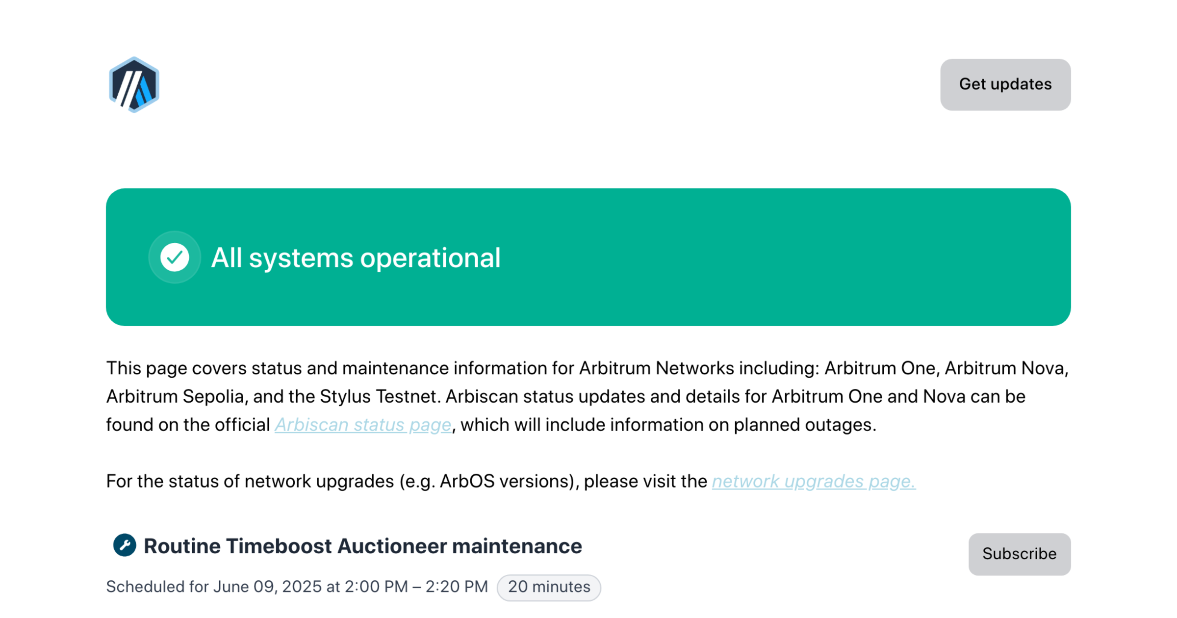 Sequencer  Feed Issues (Arbitrum One) - Incident details - Arbitrum